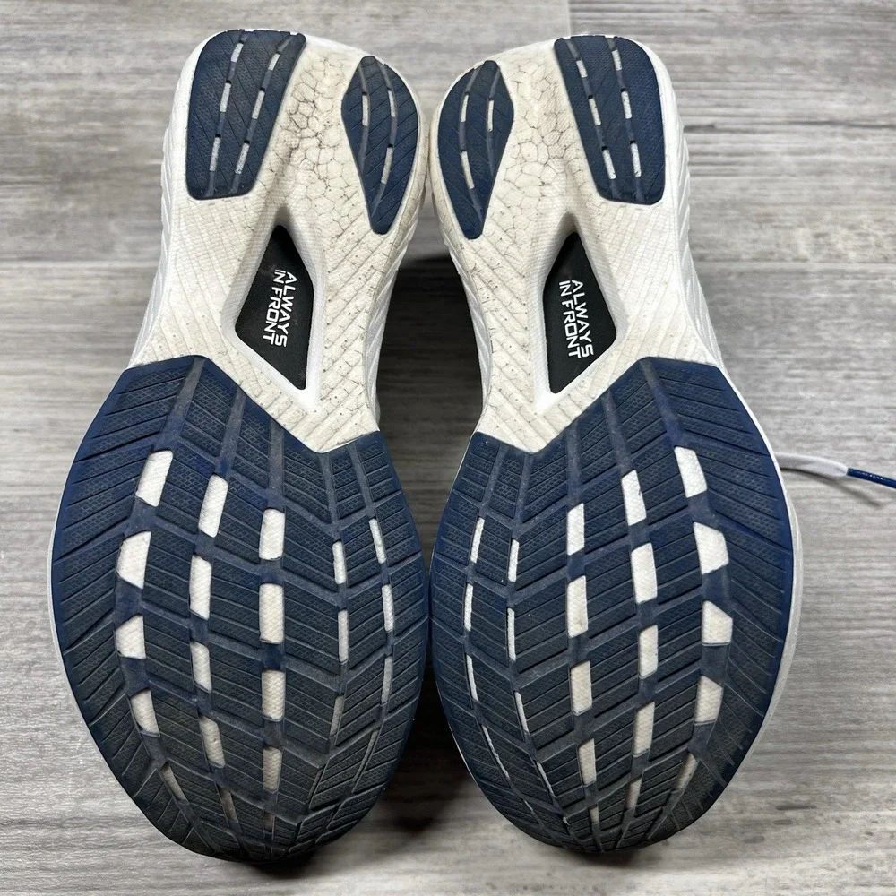 TYR‎ Valkyrie Speedworks M 6.5 / W 8 Running Race Training Shoes White Blue